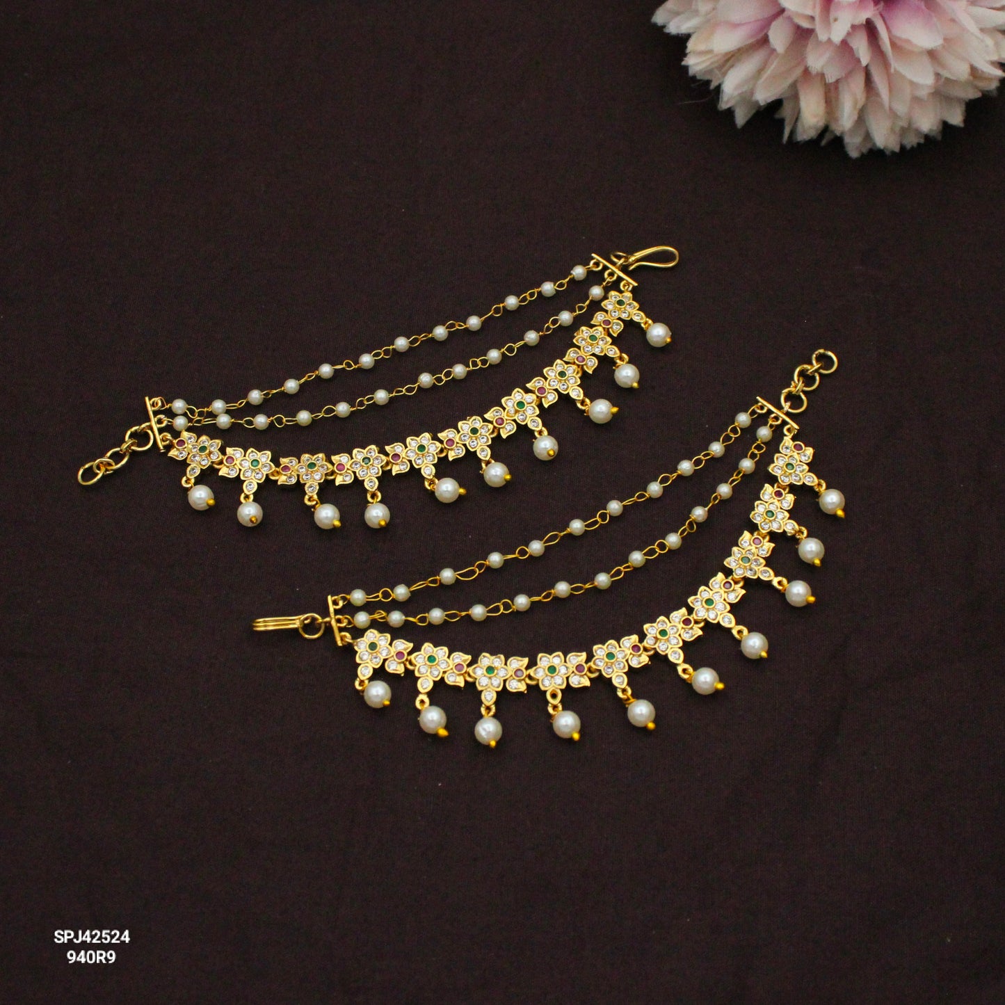 42524 Pearl Flower AD Champaswaralu