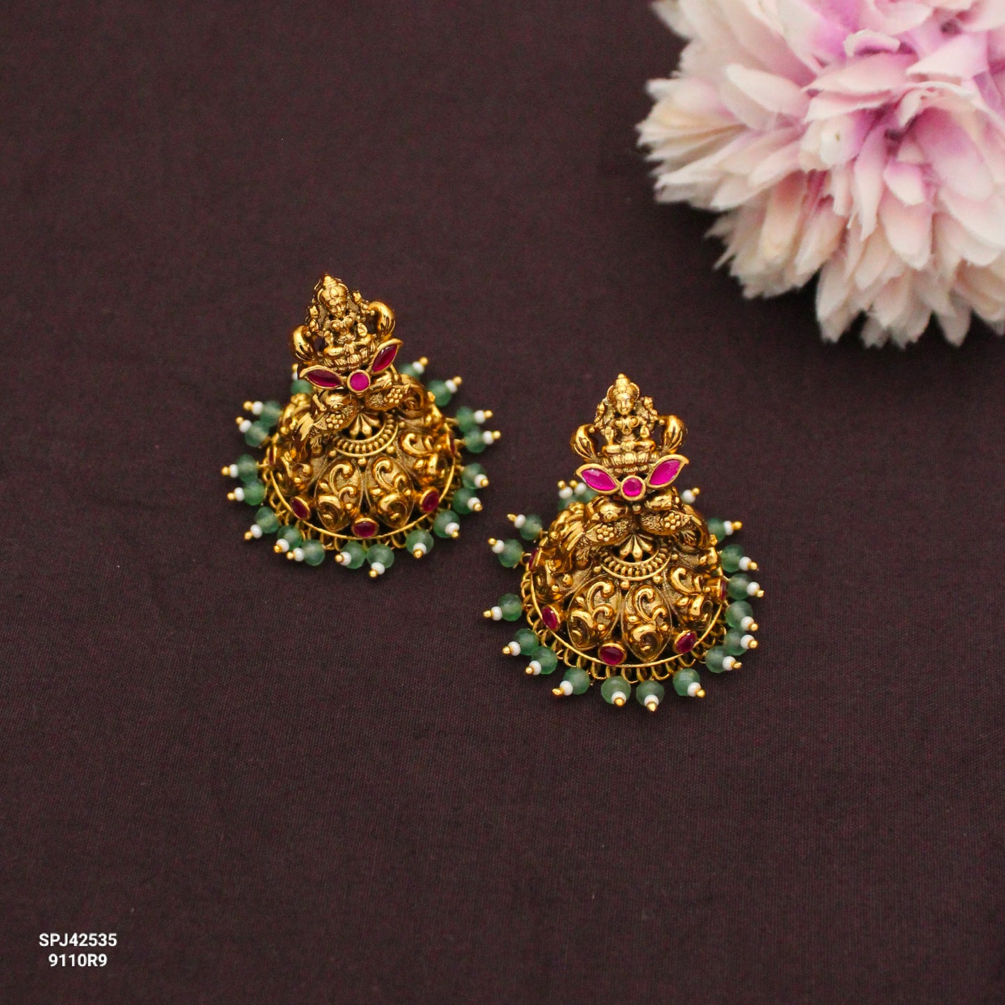 42535 Nakshi Laxmi Peacock Jhumki