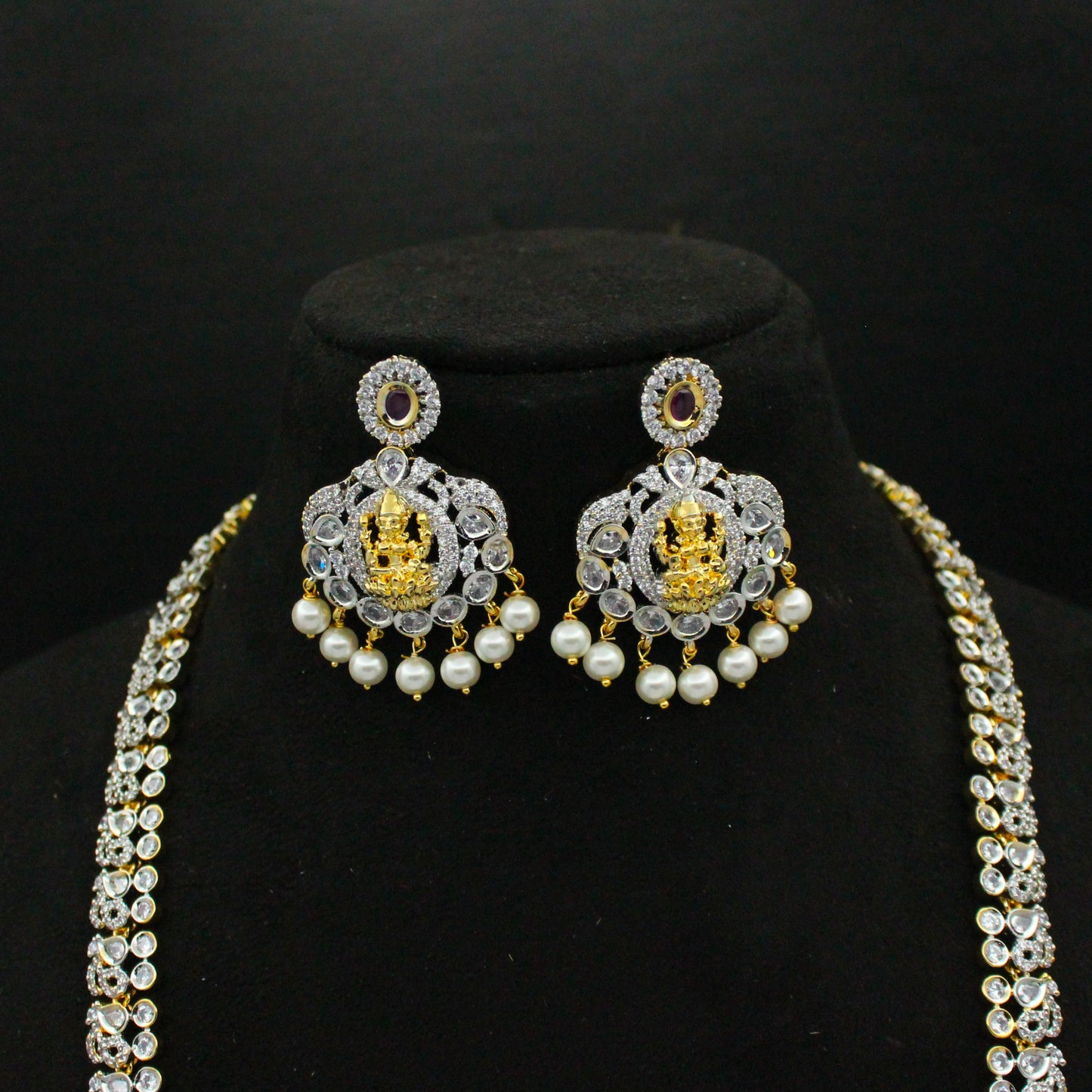 Victorian Lakshmi Peacock Long Necklace