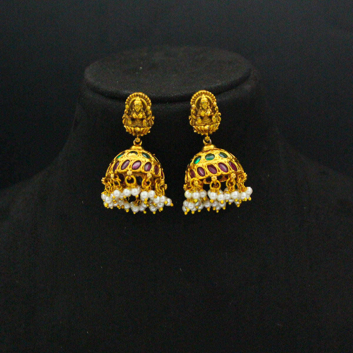 42593 Nakshi Laxmi Multi Short Necklace Set