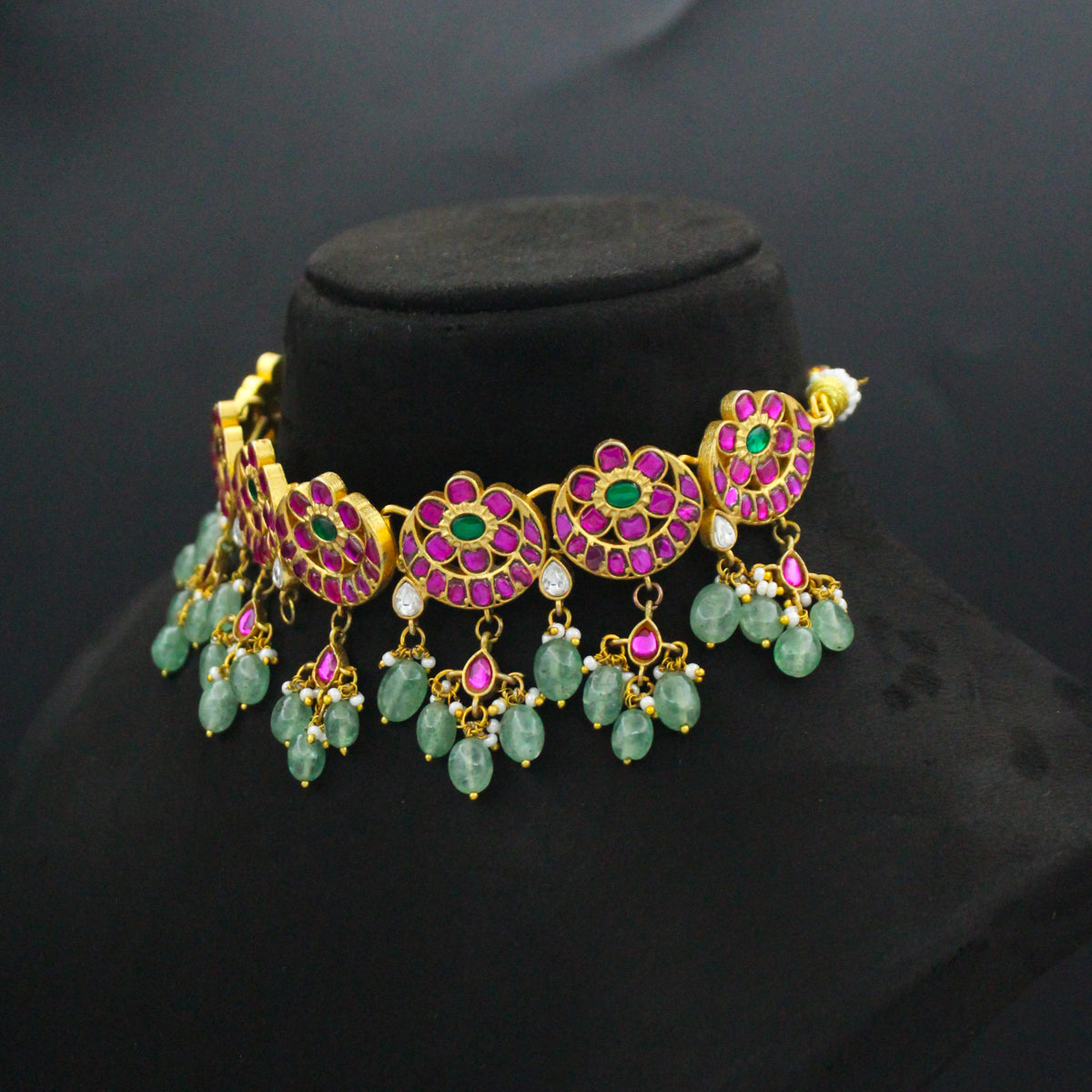 39518 Jadau Bottumala Choker