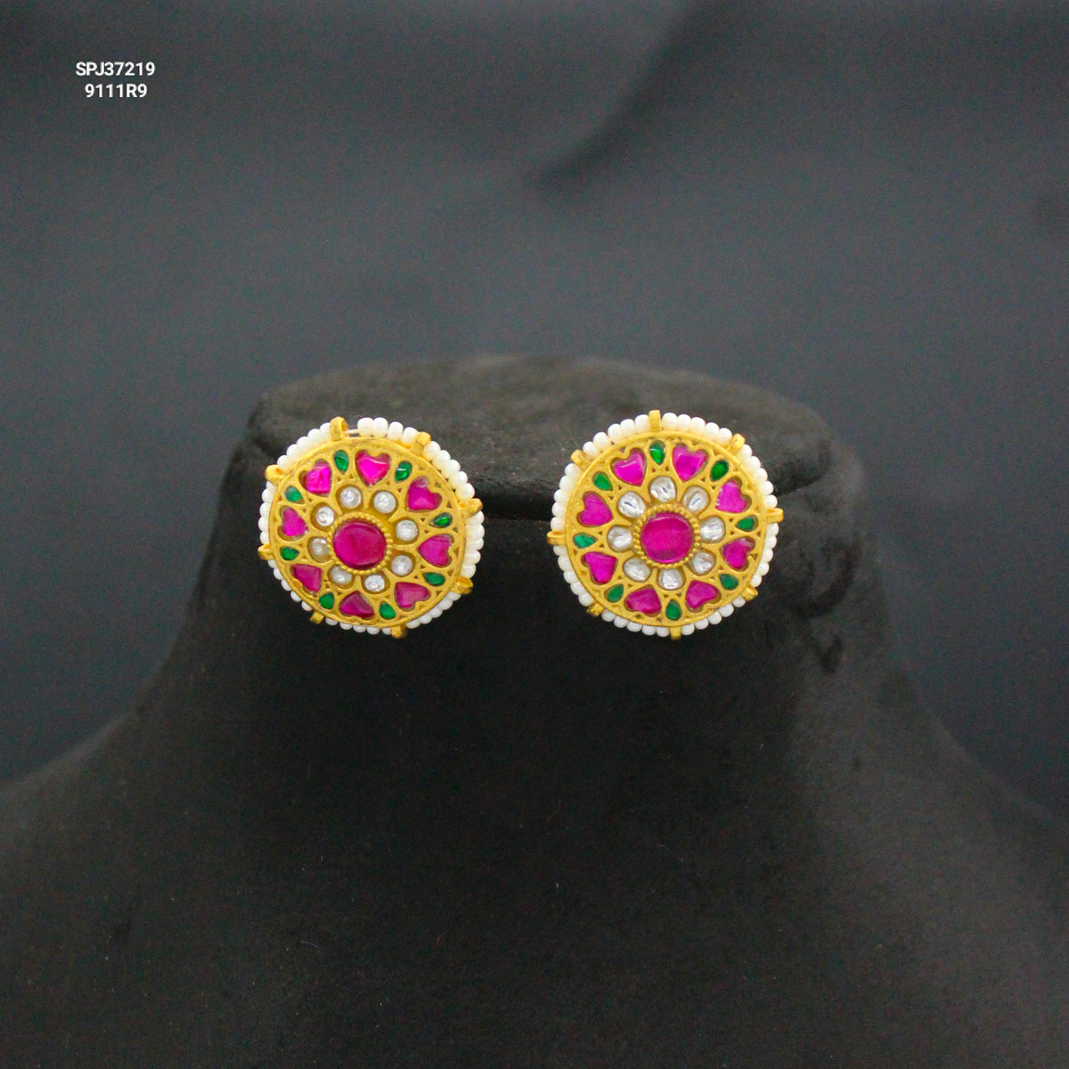 Jadau Kundan Multi Screw Back Studs 37219