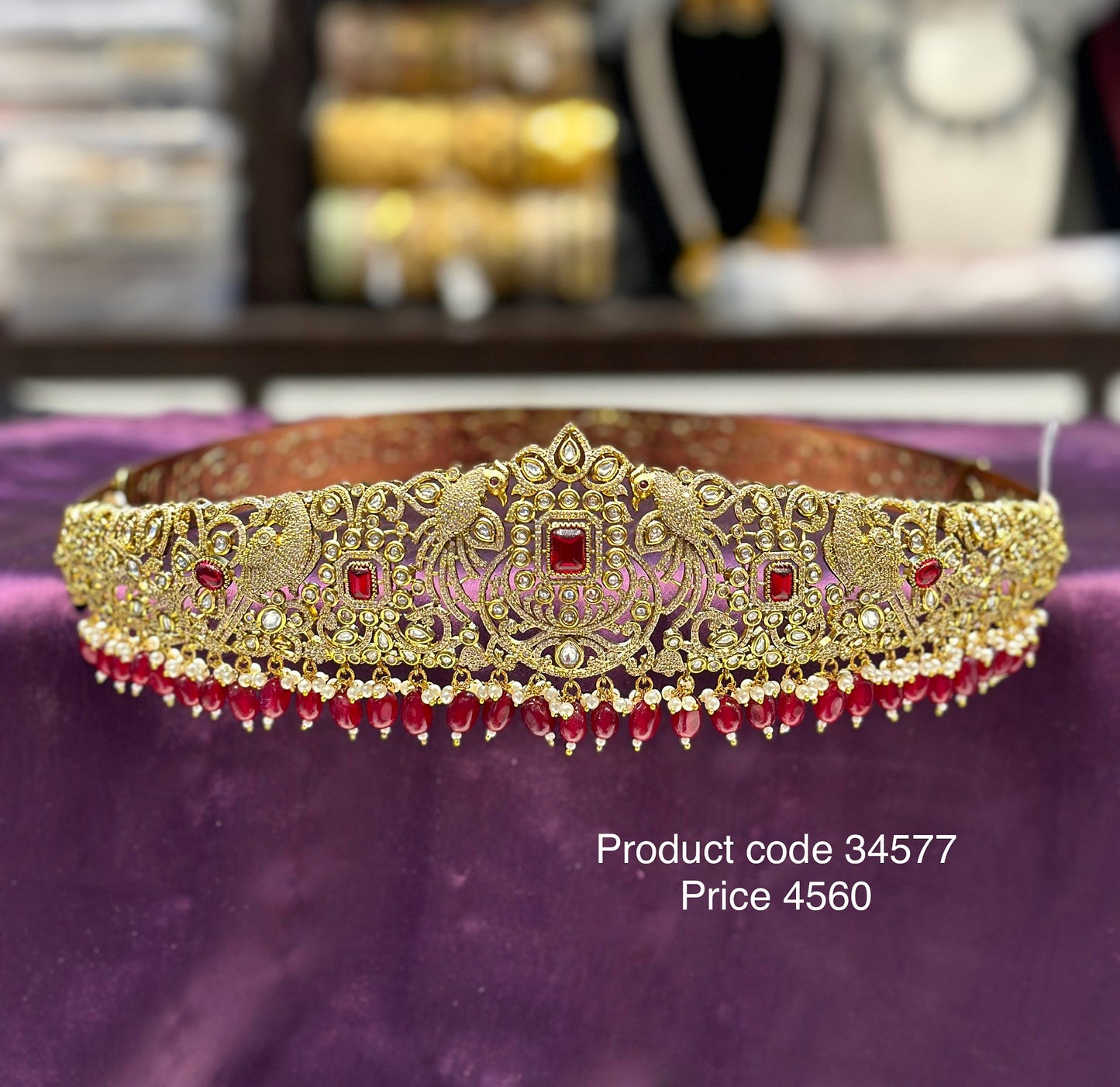 Victorian red stone Vadannam