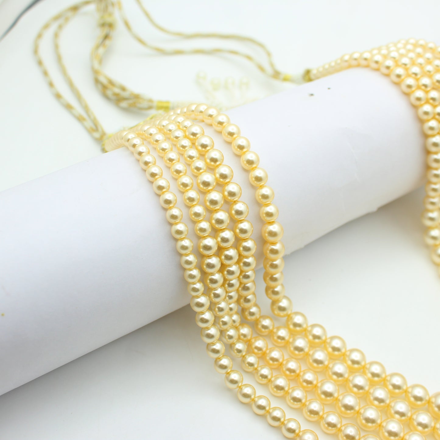 42239 5 Lines Swarovski Pearl Mala
