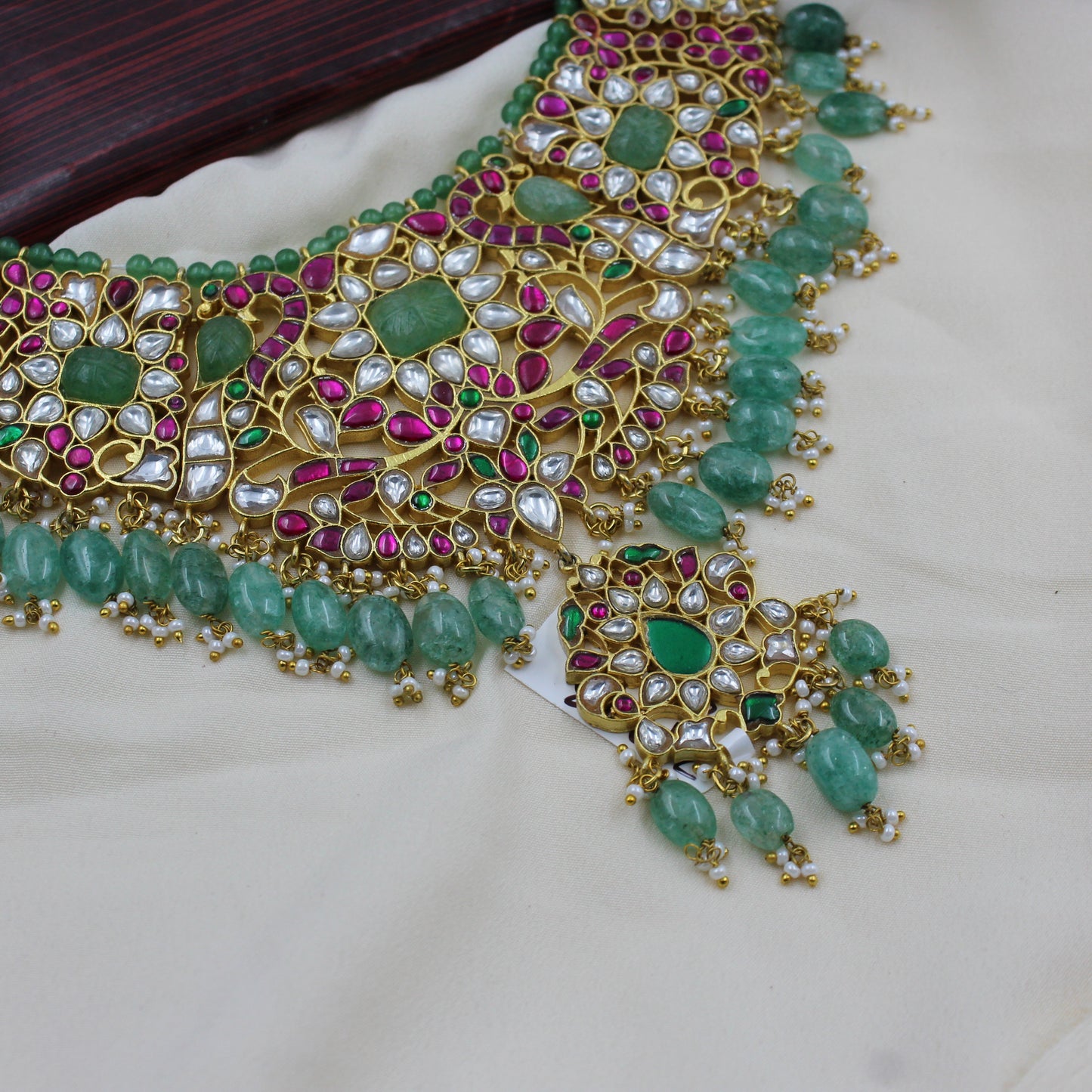 39293 Jadau Bridal necklace