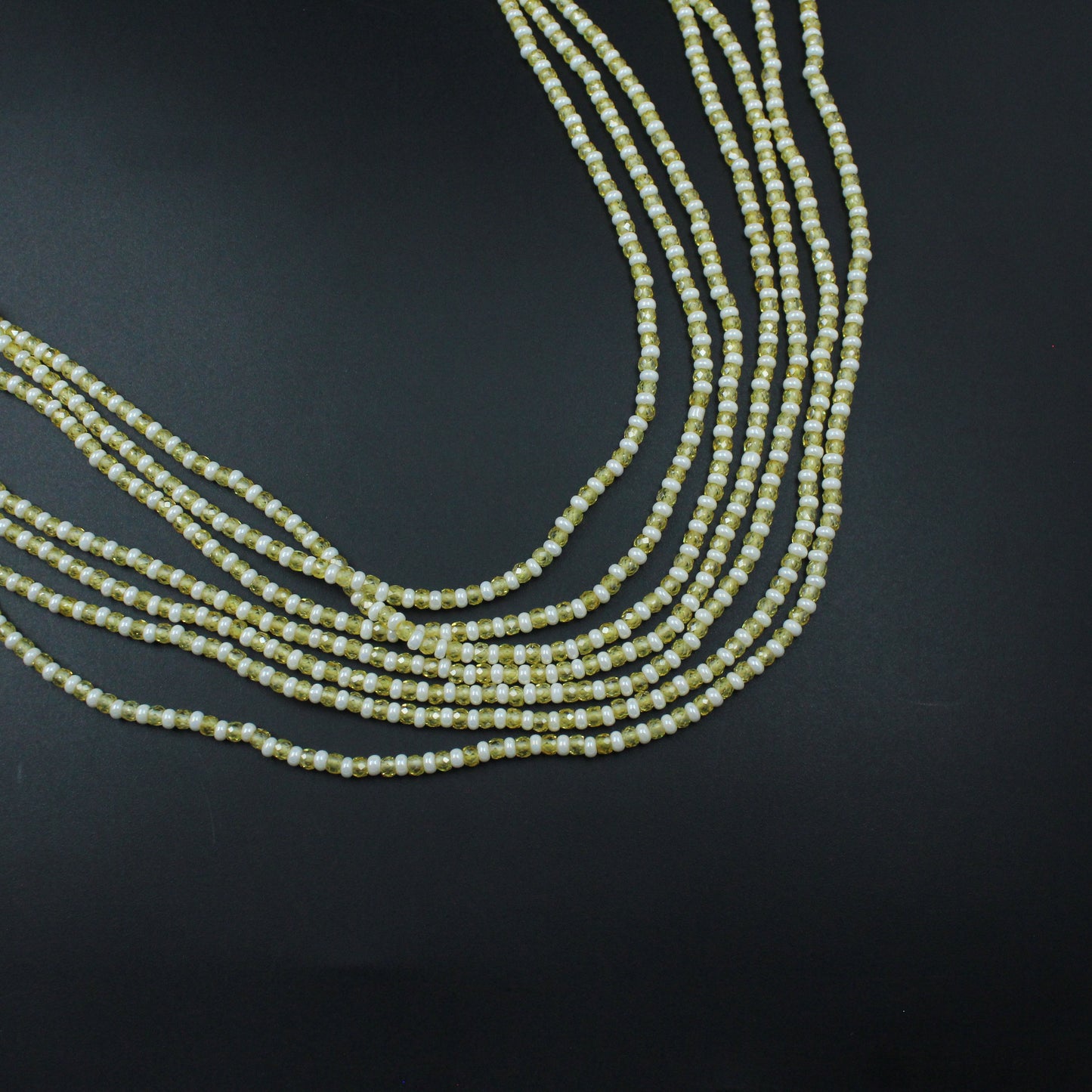 40045 Sugar Beads Light Yellow
