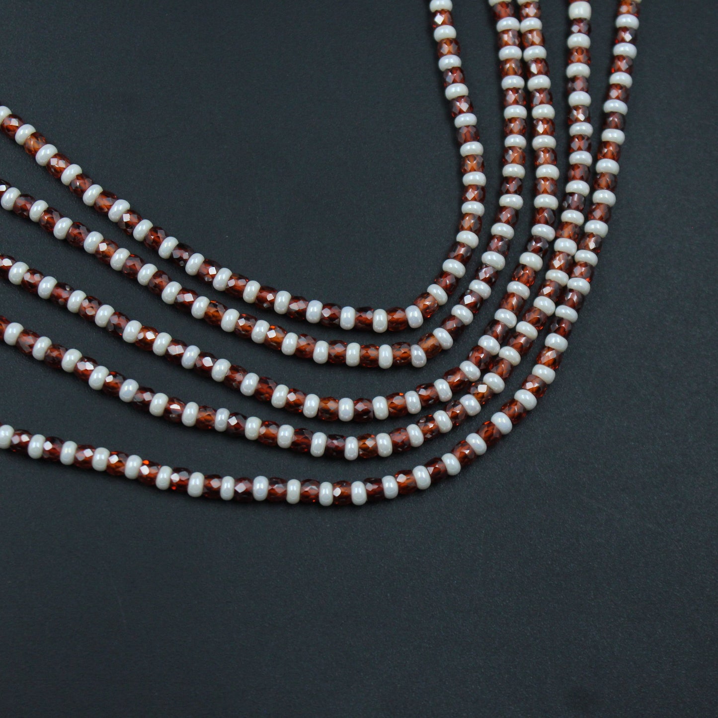 40033 Dark Orange 5 lines sugar crystal layers