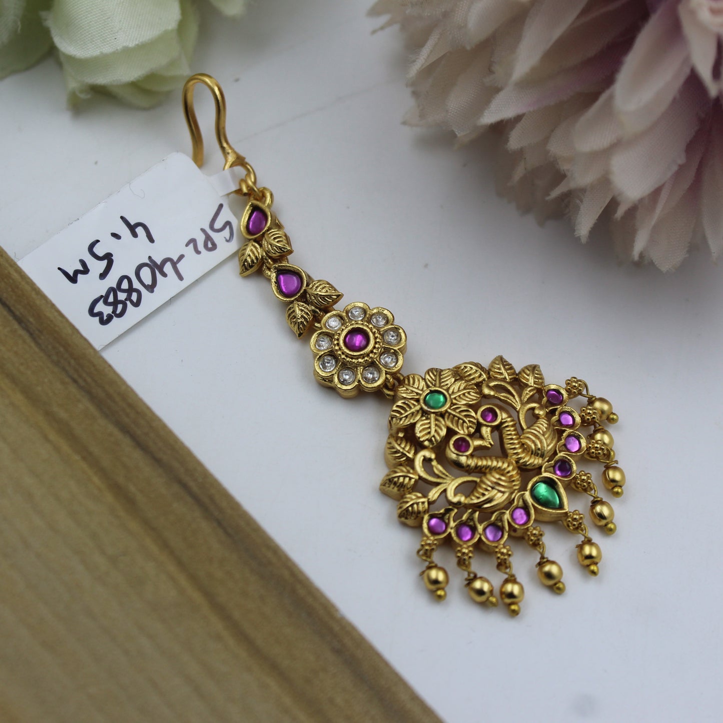 40883 Nakshi kundan Maangtikka