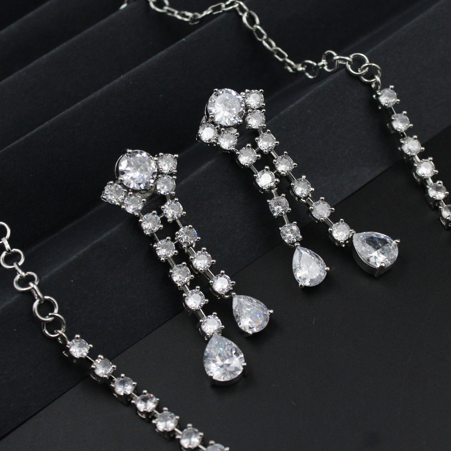 41399 AD Silver Short Necklace