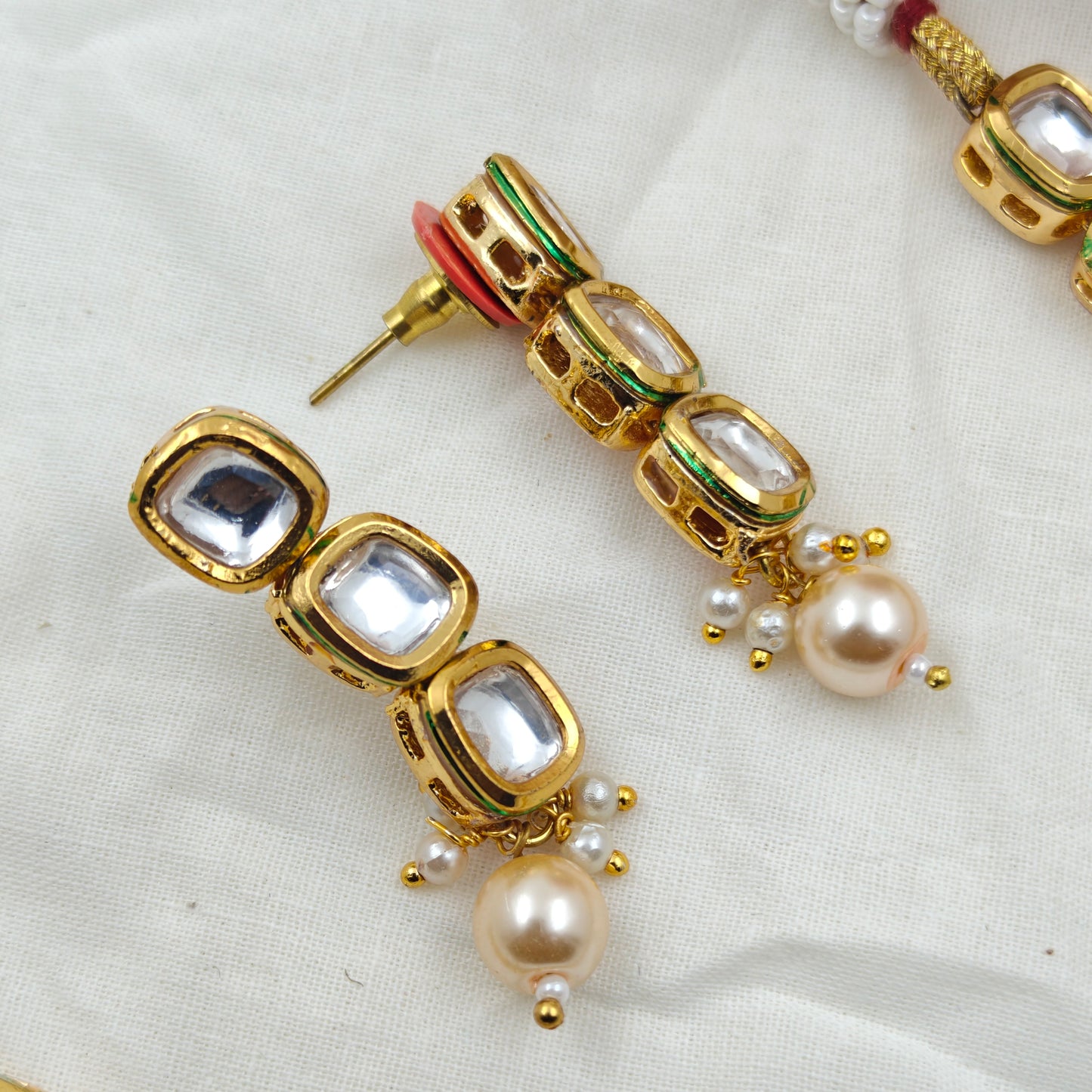16841 Kundan Necklace round