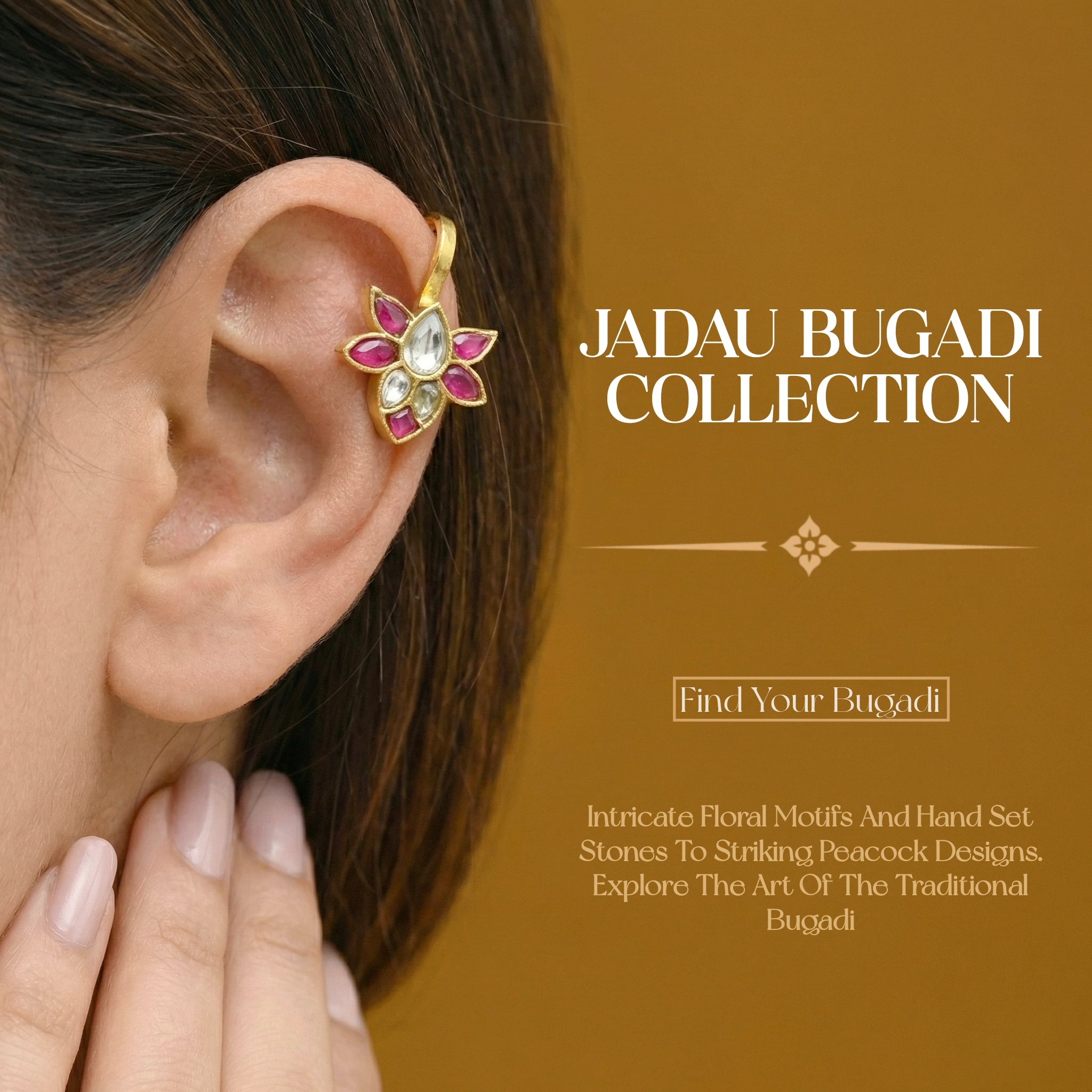 Simple Bugadis Bugadis Earrings – Handcrafted Indian Jewellery | Gehna For You