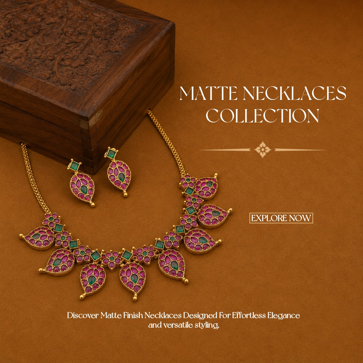 Matte & Nakshi Necklace