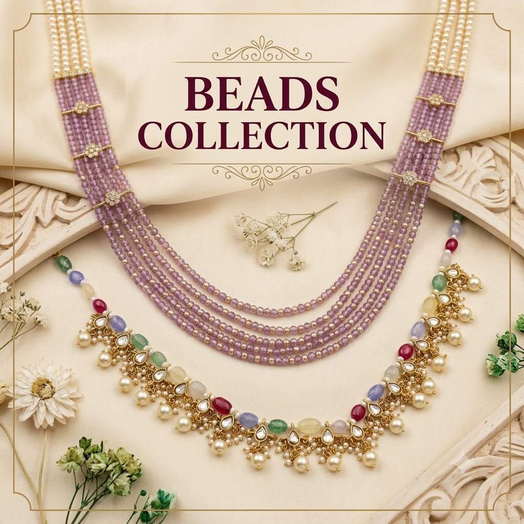 Imitation Beads Jewellery Collection | Buy Artificial Beads Jewellery ...