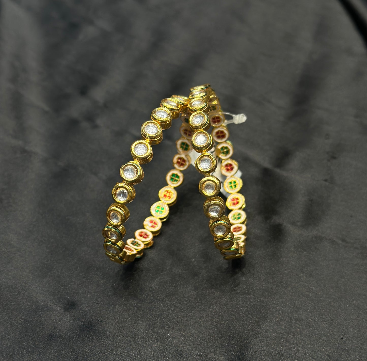 11433 Kundan bangles