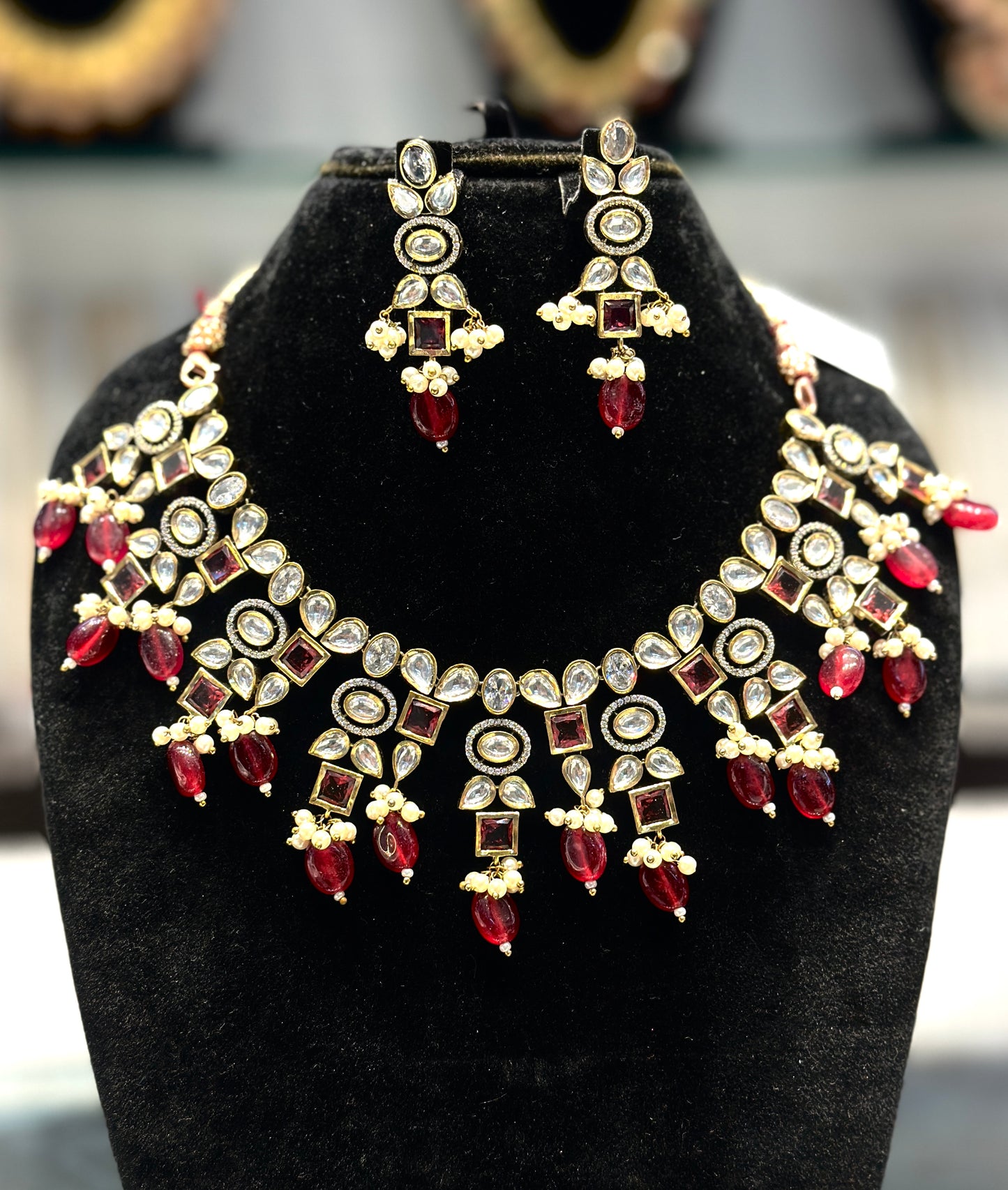 36740 Victorian ruby necklace