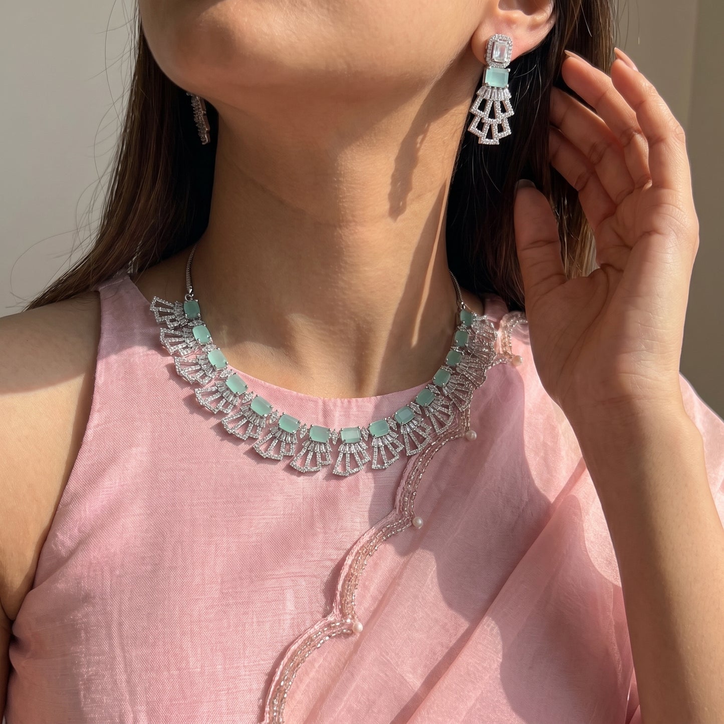 Platinum necklace