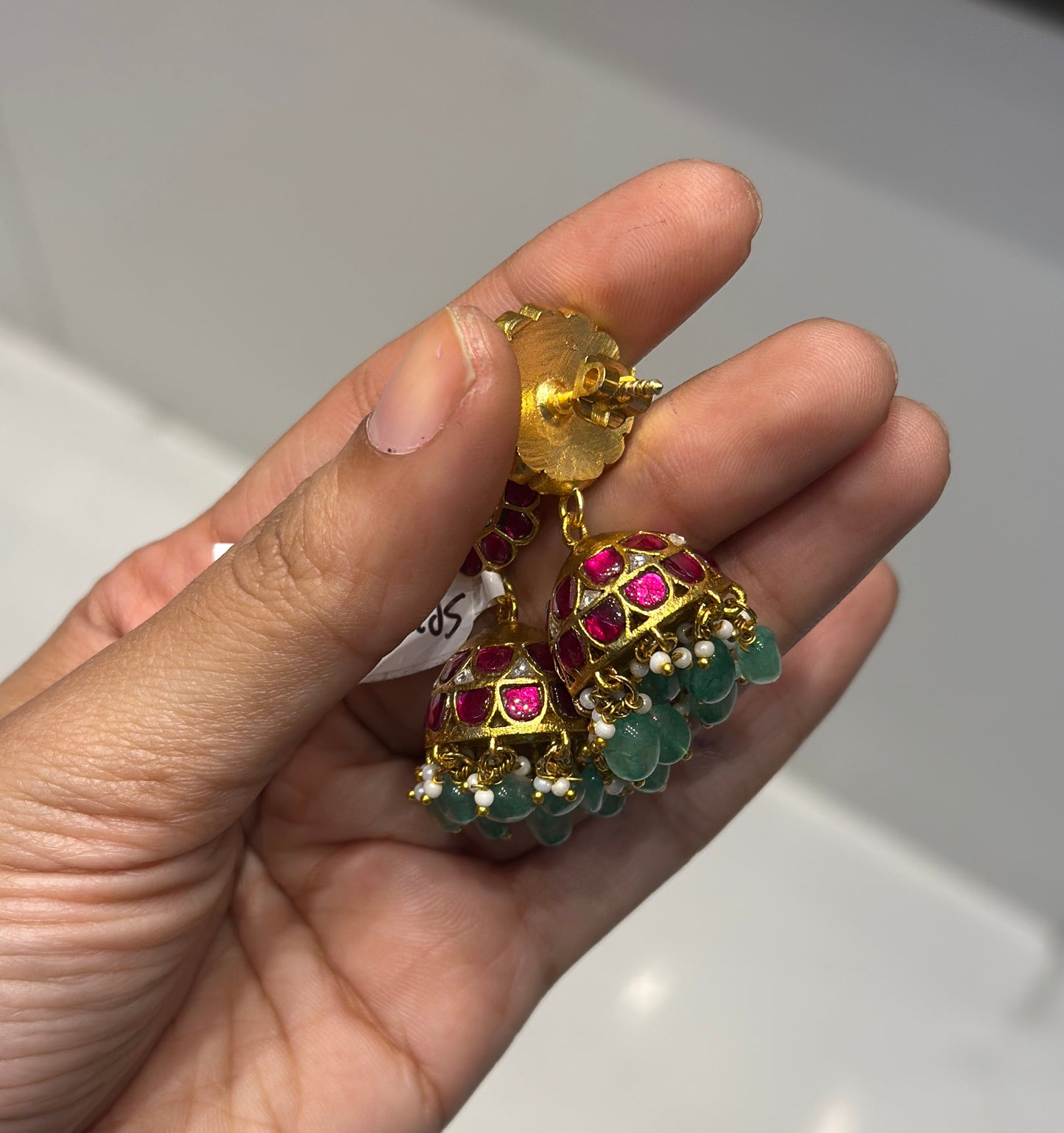 36789 Jadau jhumki