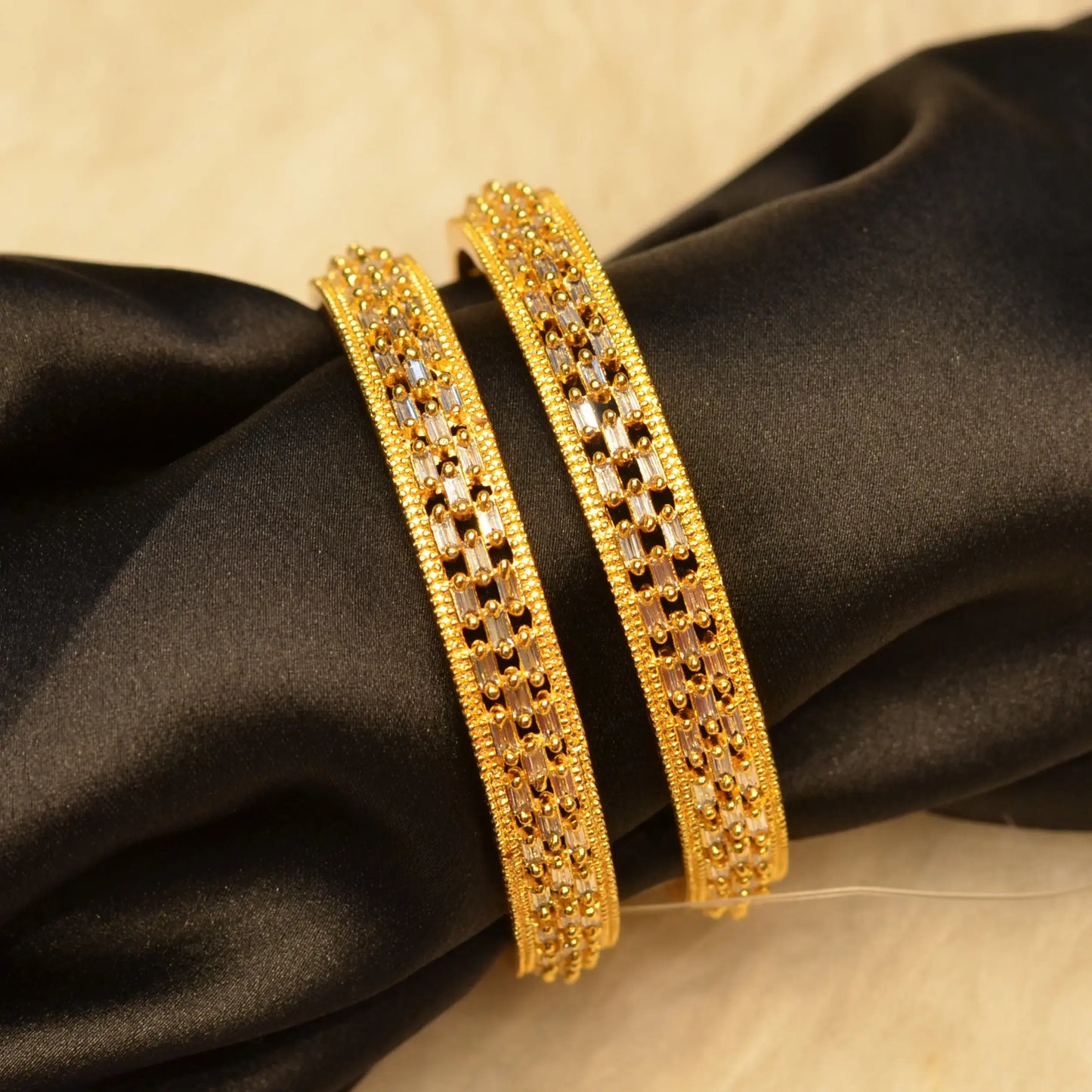 Gold Polish Bangle 2.4 size 2065