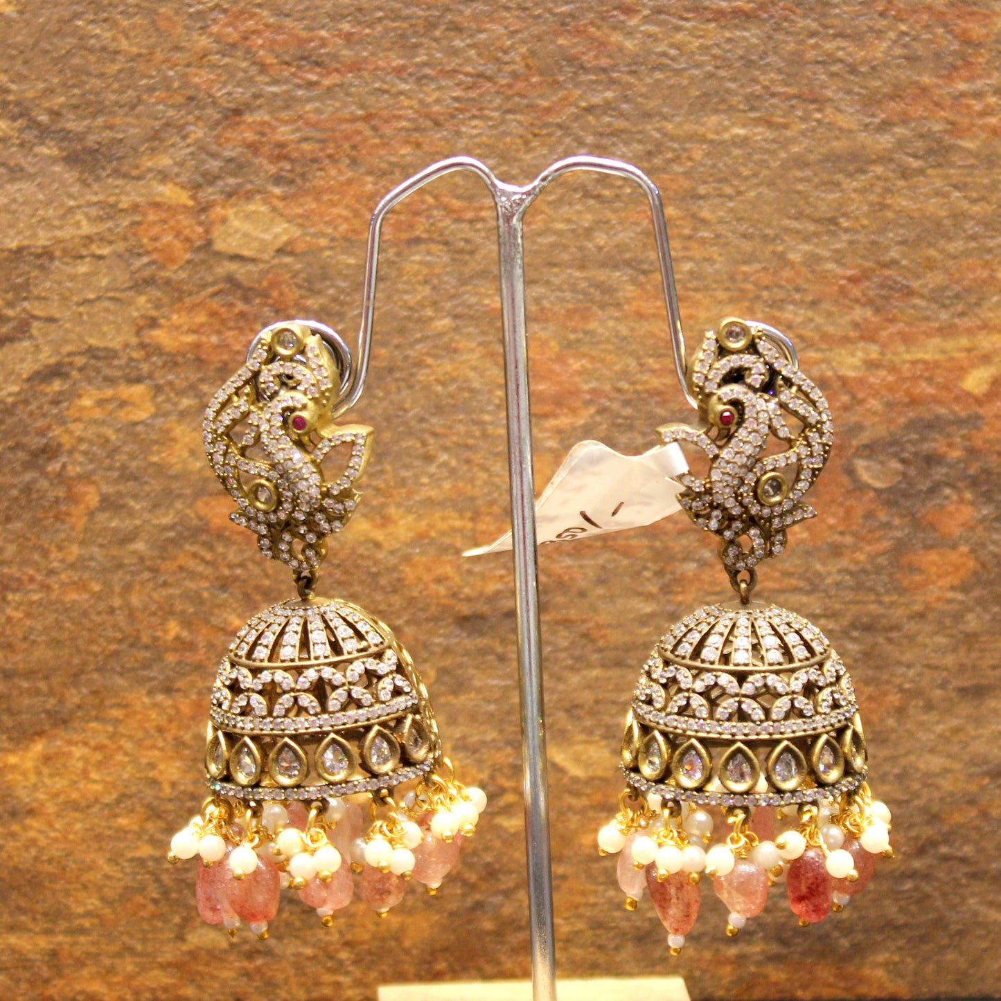 Victorian Peacock earrings 27539