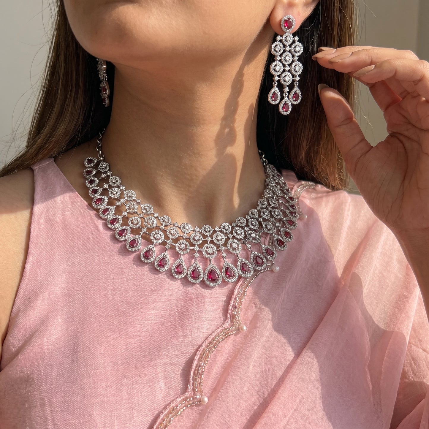 Platinum necklace
