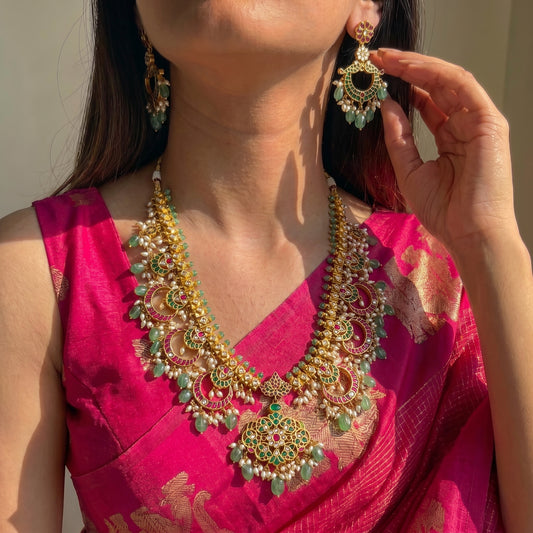 29681 / 29682 Jadau long necklace