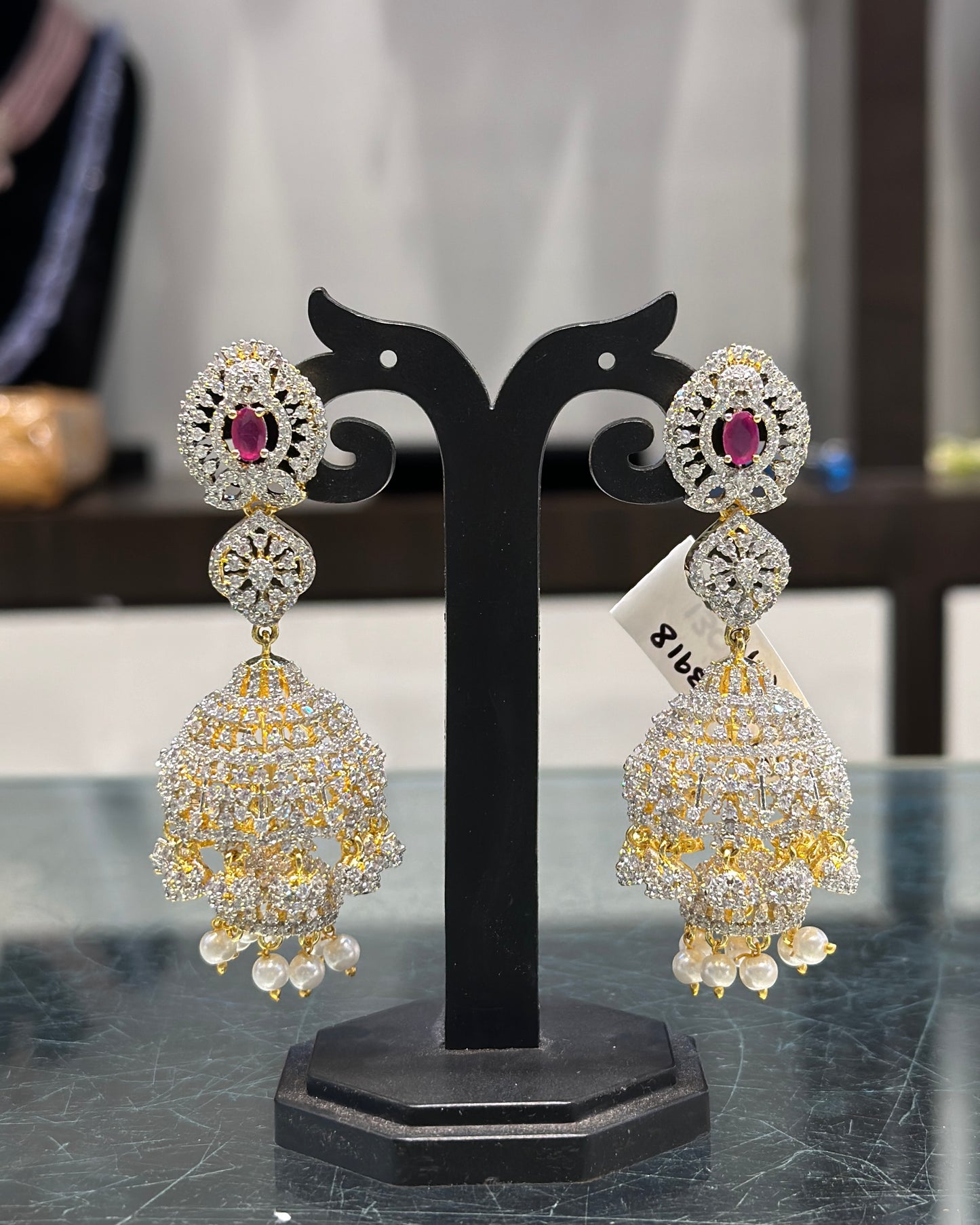 33919 Double step jhumki