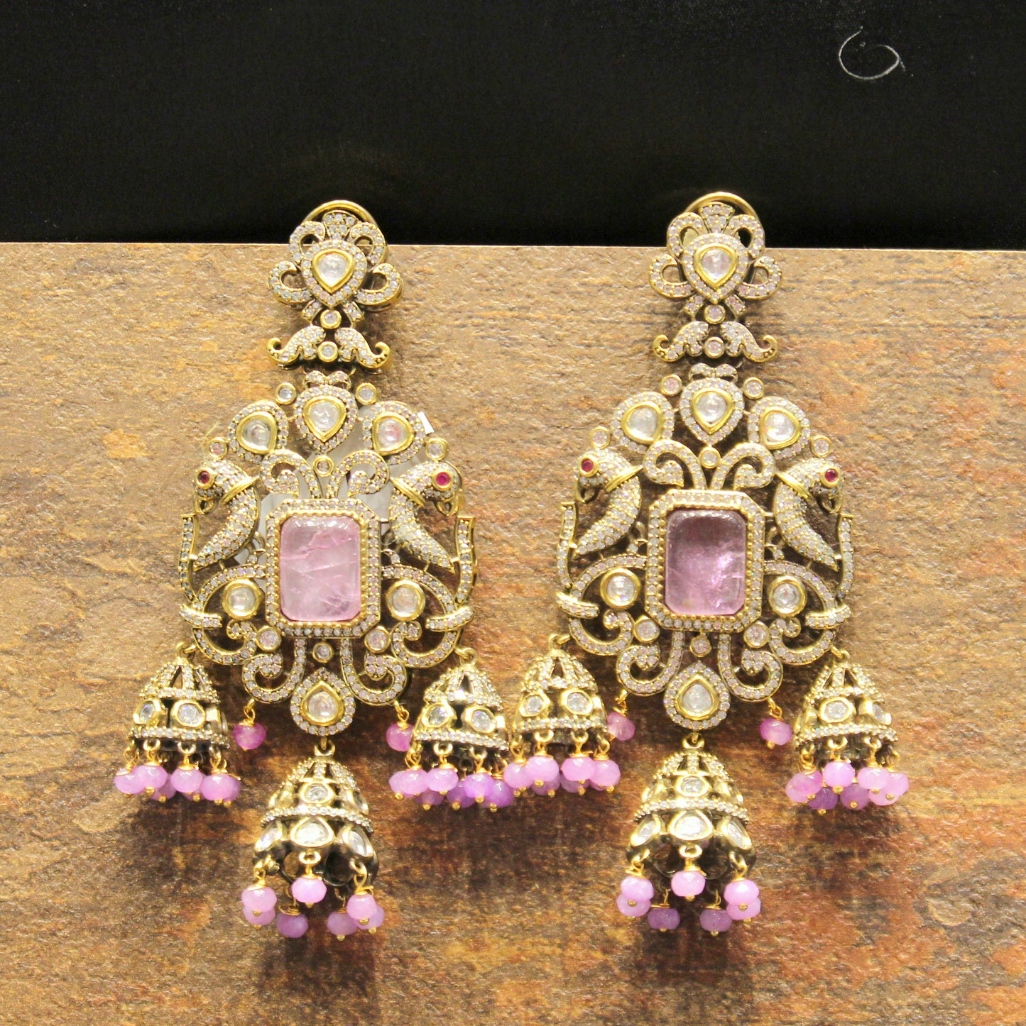 Victorian fancy heavy earring 31542