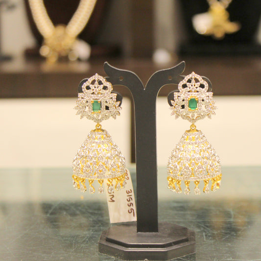 Diamond look jhumki 31555