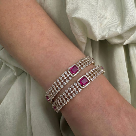 32701 GJ Ruby Bangles 2'6