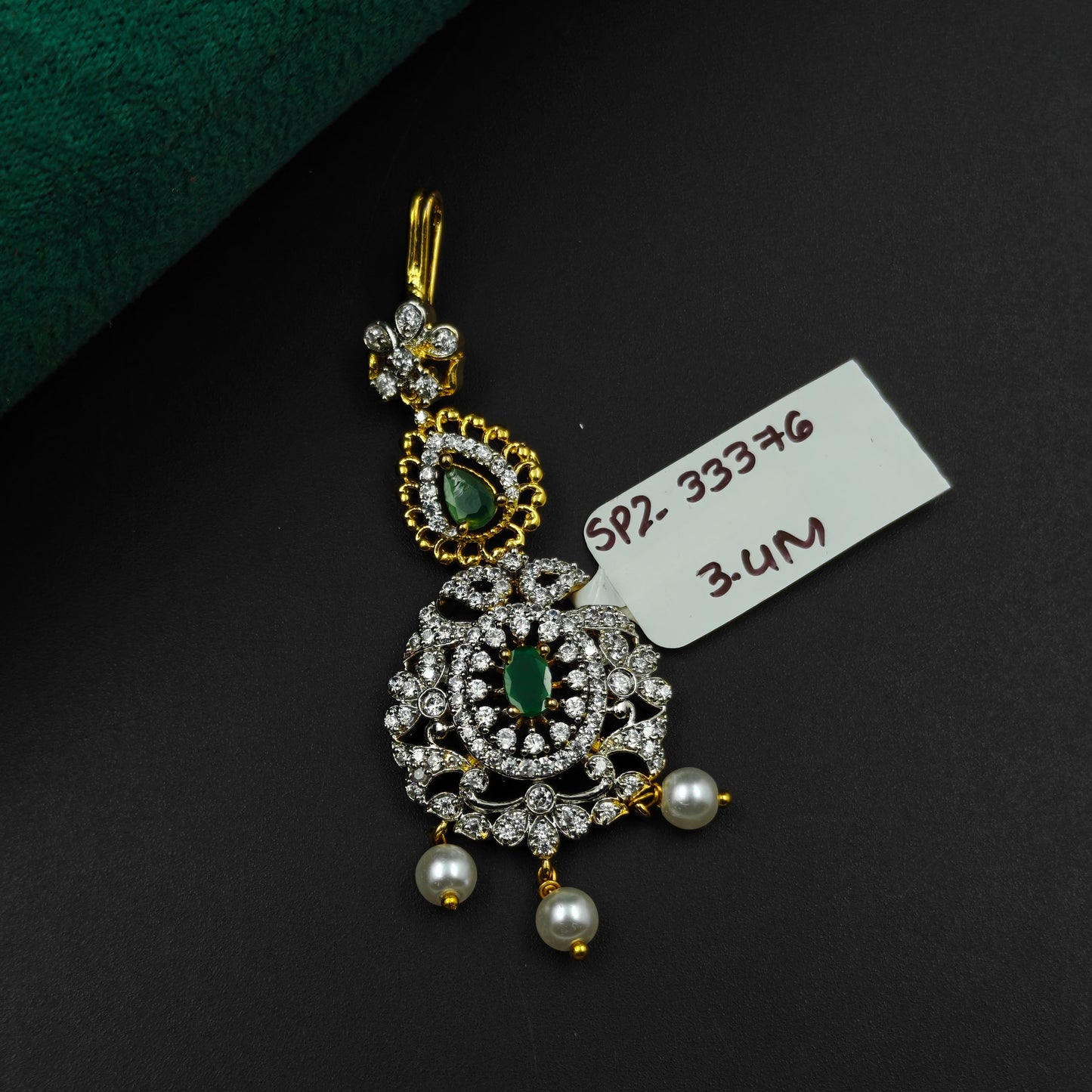 33376 GJ Tikka Round Design Green