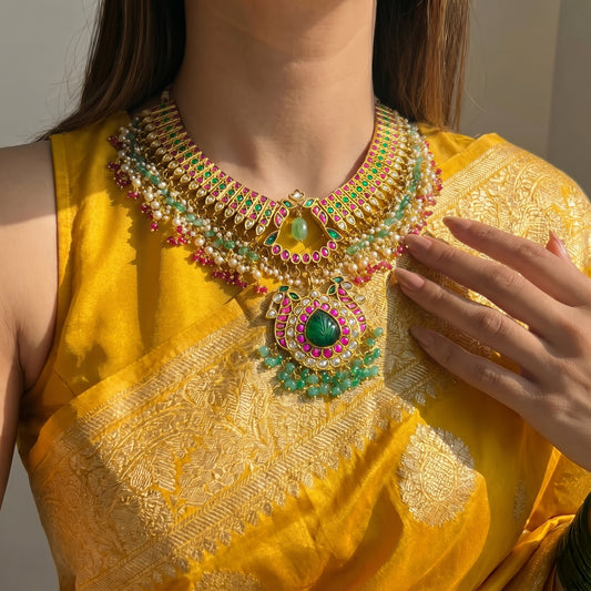 Jadau necklace