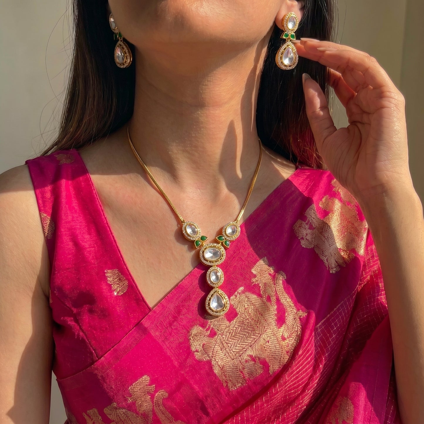 38650 Fancy chain with necklace