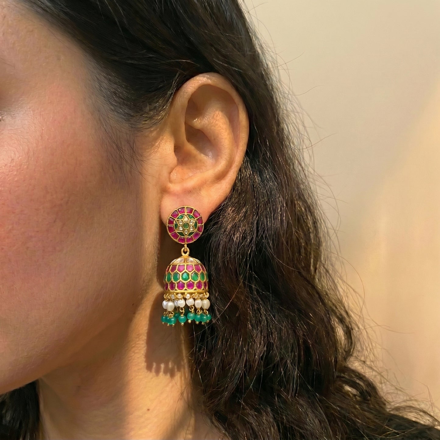 Jadau Multi Jhumki