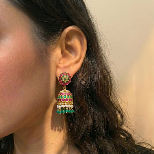Jadau Multi Jhumki