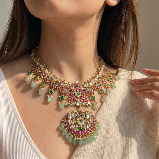 39540 Jadau short necklace