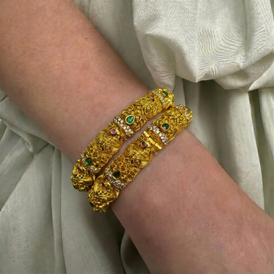 39664 Nakshi Premium polishing and finishing Openable bangles