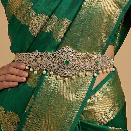40166 GJ Vaddanam Green Stone