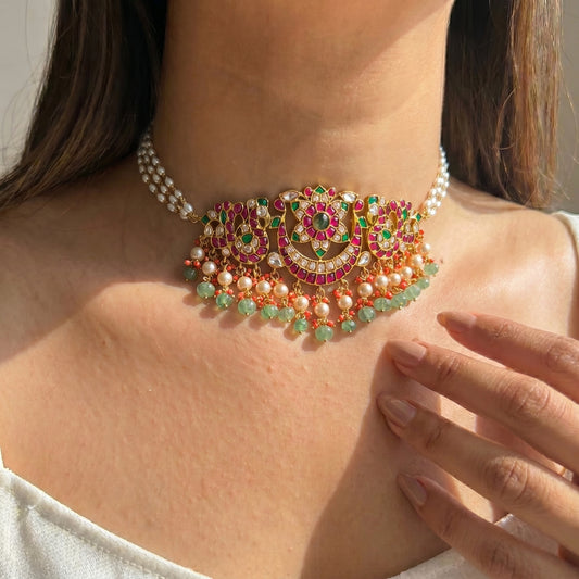 40405 Jadau Coral Choker