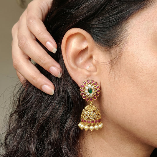 40781 Pota Stone Jhumki