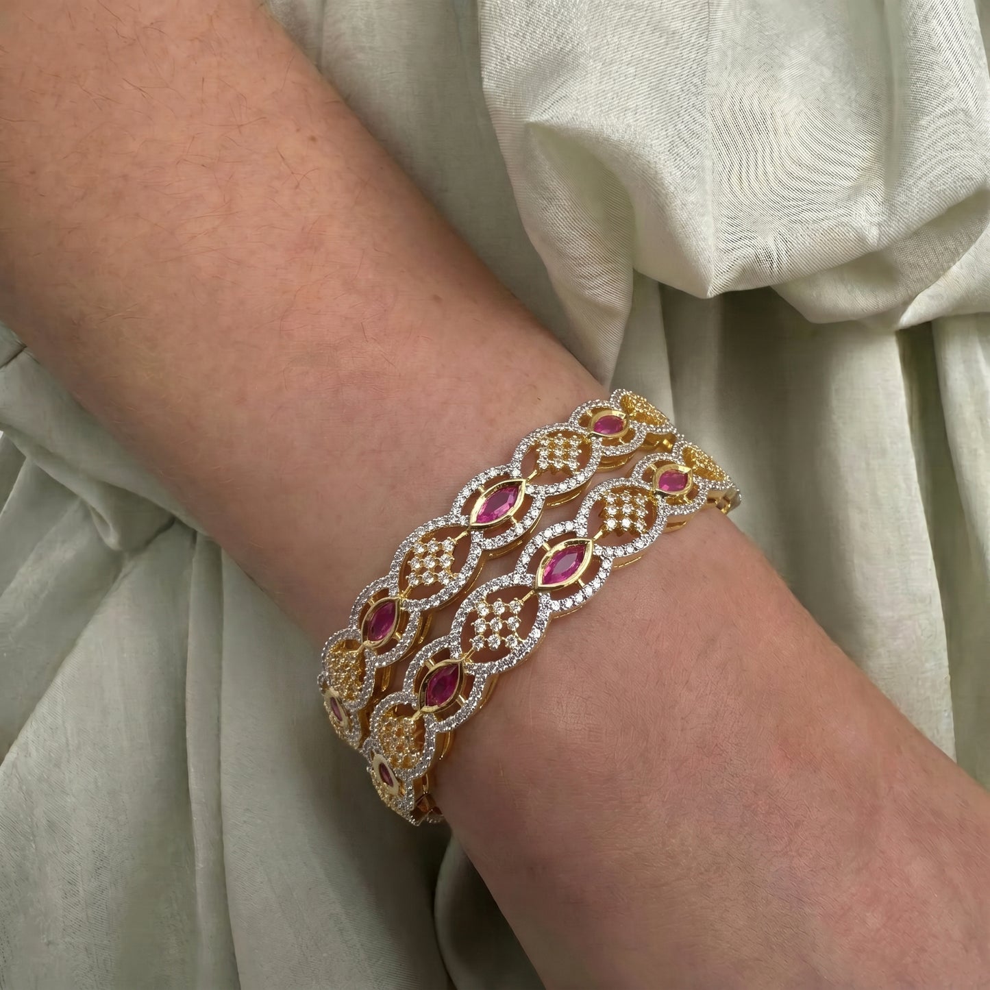 41462 GJ Bangles Ruby