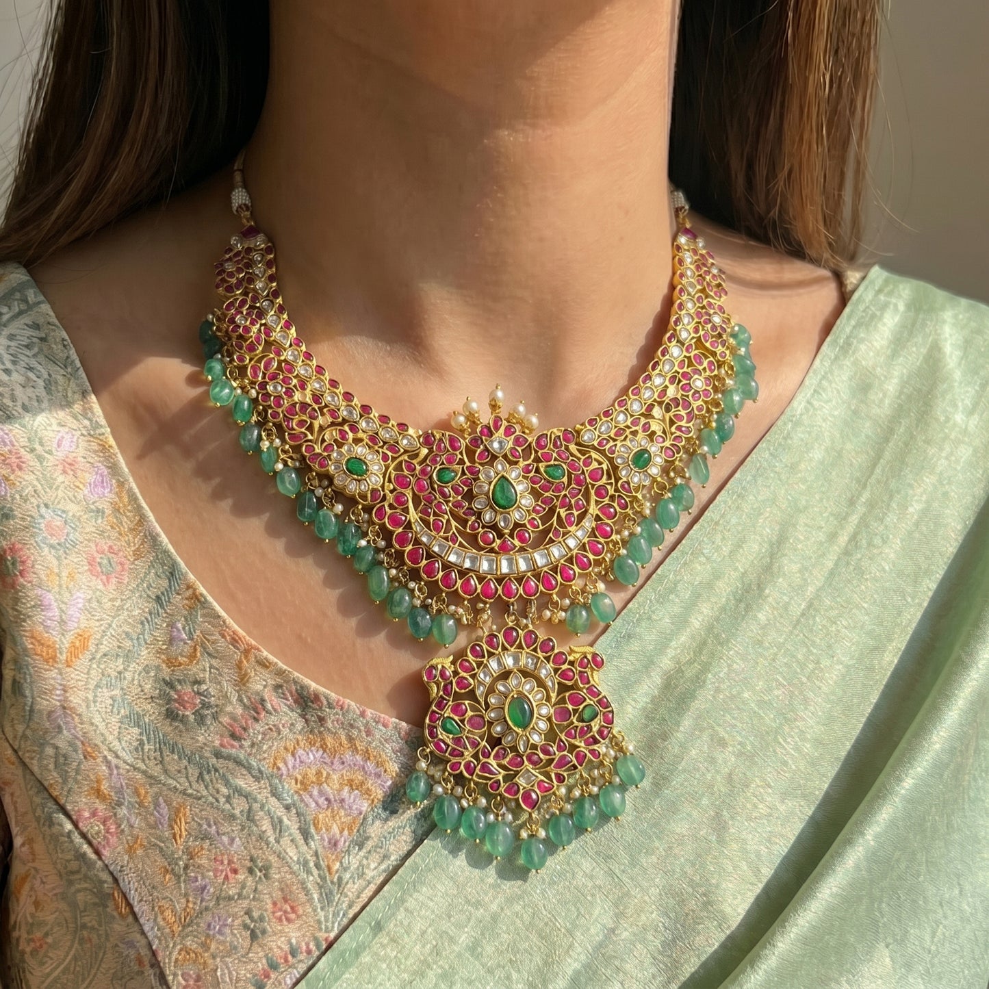 41804 Jadau Short Necklace