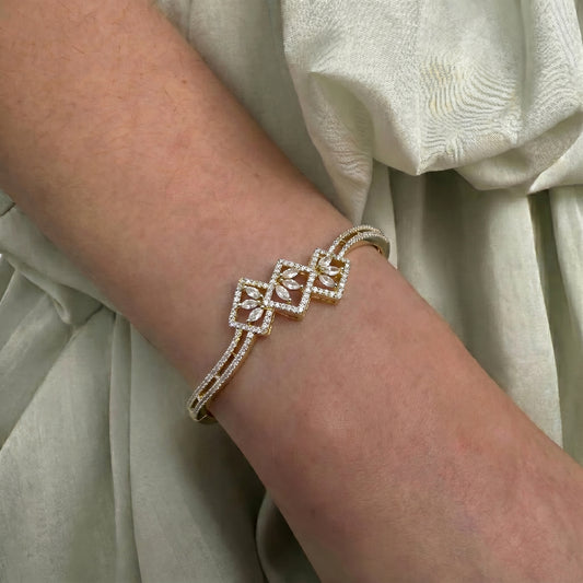 41963 GJ Fancy Square Bracelet