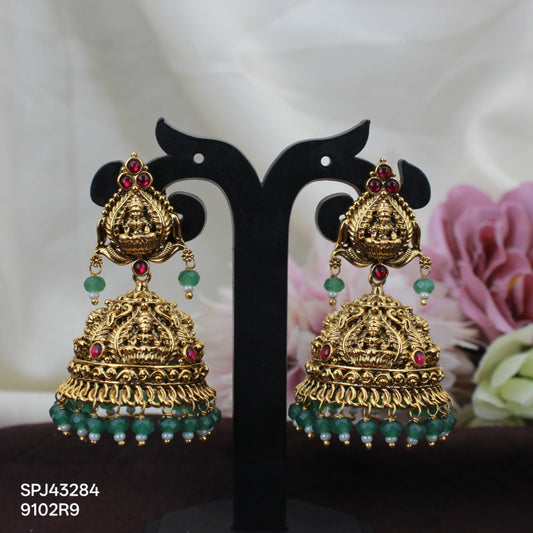 43284 Nakshi jadau kundan laxmi with onex drops and push back