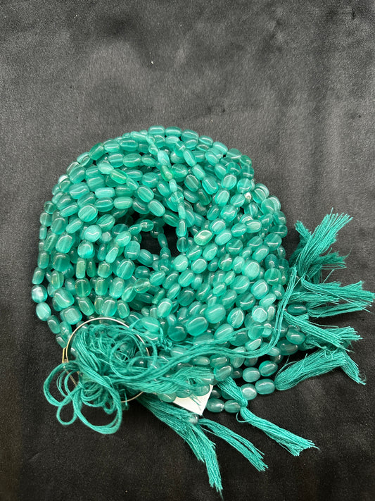 Green beads per line