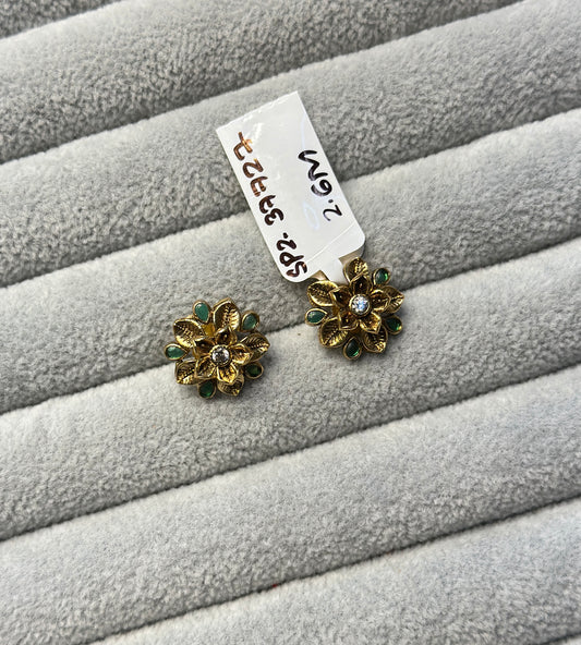 37727 flower studs