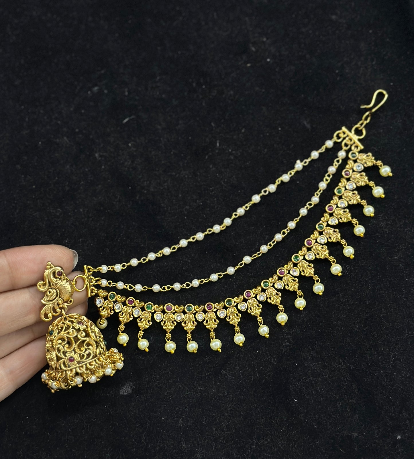 32554 Earchains with jhumki