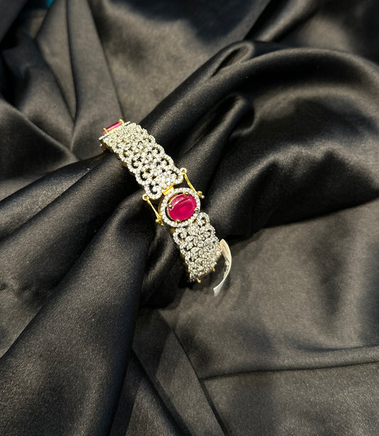 6245 GJ ruby stone bangle