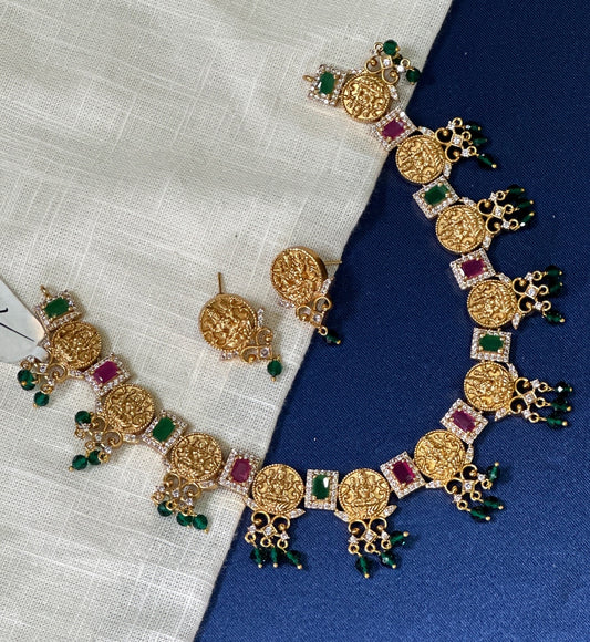 23490 Laxmi kasulu necklace