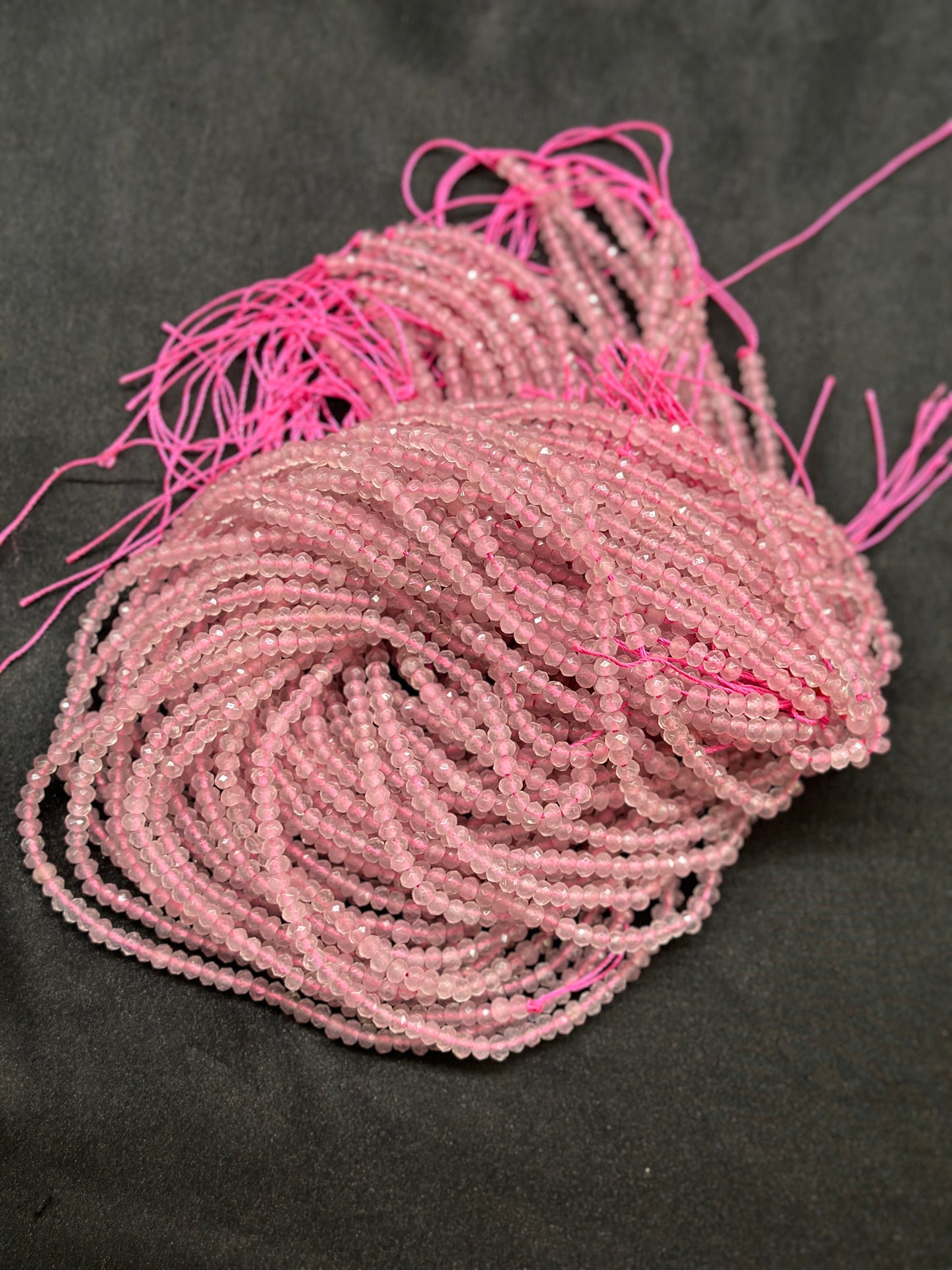 Baby pink onex beads per line