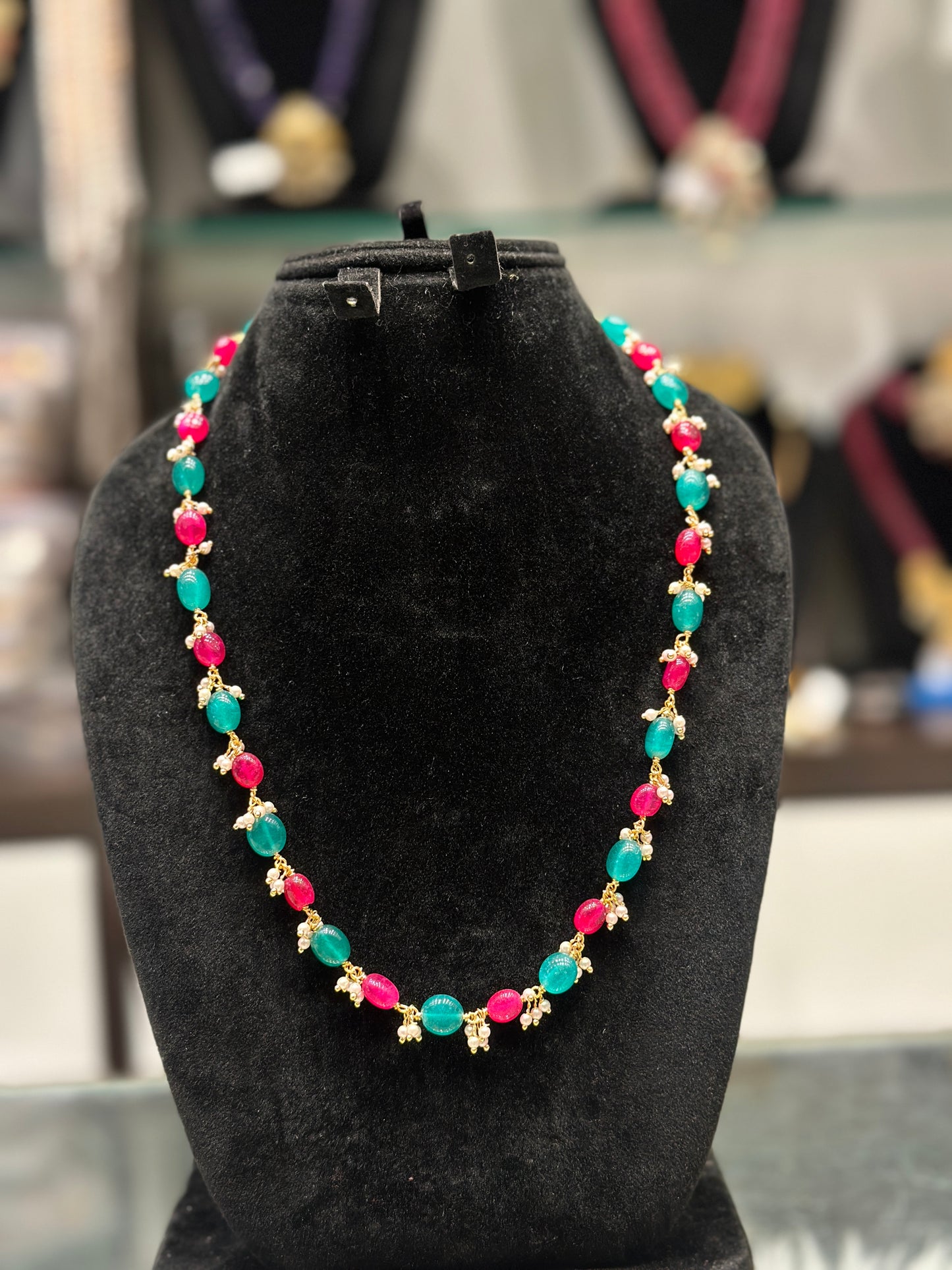 Multicolor beads mala